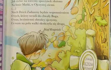 Ilustracja z książki z wierszem J&oacute;zefa Krajeńskiego "Gr&oacute;b Nieznanego Żołnierza"