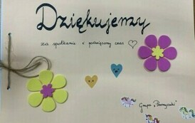 Laurka z podziękowaniem od grupy " Promyczki".
