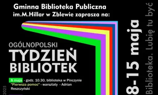 Plakat -Tydzień bibliotek 2025